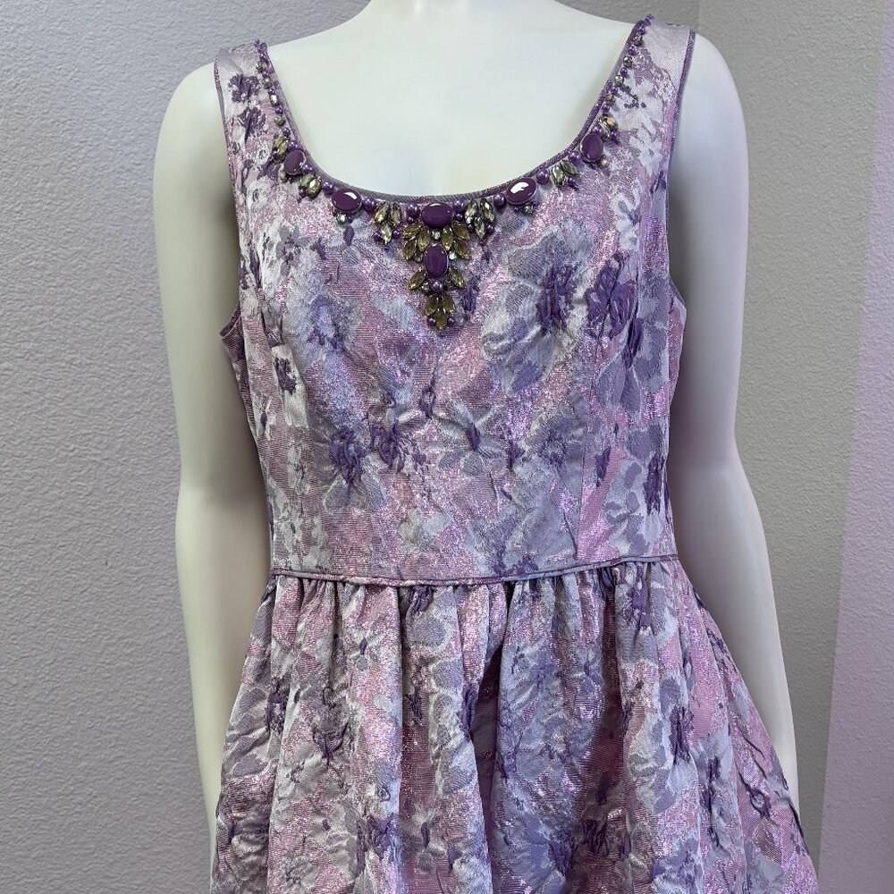 New without tags, Women's Adrianna Papell Bead Trimmed Party Dress.  Size 10